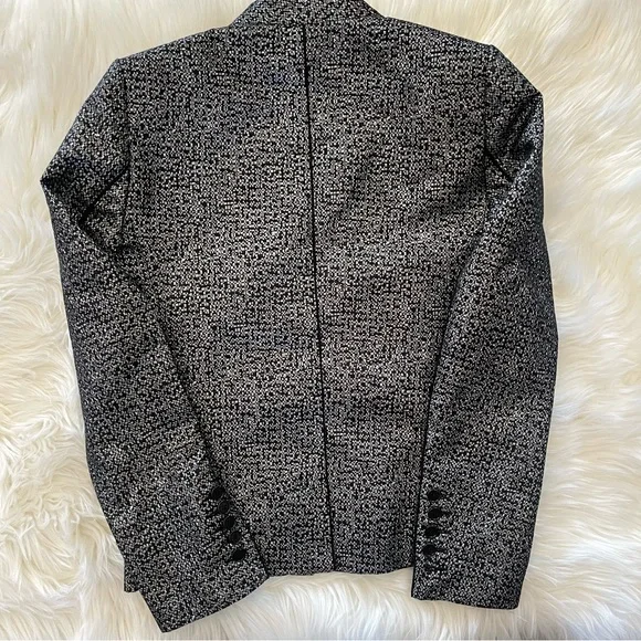 Zadig & Voltaire Vegas Pixel Deluxe Silver Jacket - Picture 15 of 16